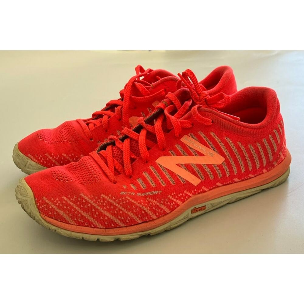 New Balance Minimus Minimalist Shoes Vibram Sole WX20CB7 7.5 B Coral Fiji